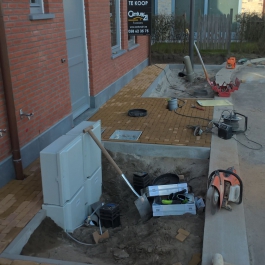 aanleg tuinpad en opritten